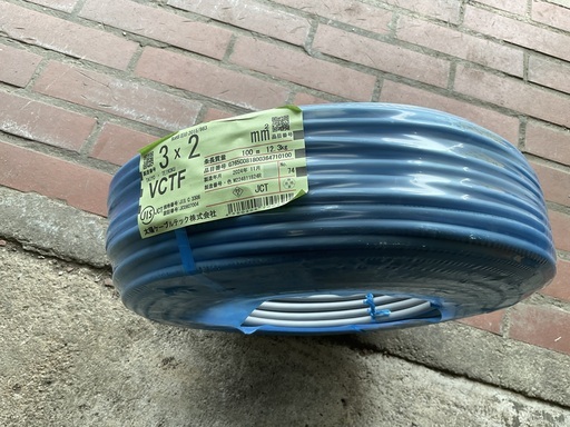 VCTF 2mm3芯　100m  新品
