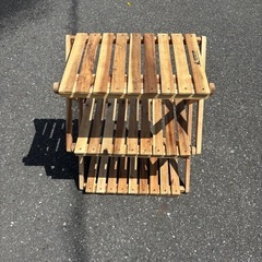 木製3段ラック　キャプテンスタッグ　　の画像