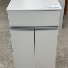 ★ジモティ割あり★  レンジ台 白 H85×D42×W50 クリ...