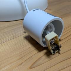 ペンダントライト 照明 引き紐付き 4.5畳 長さ調整可能 LED電球付きの画像