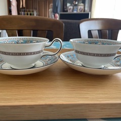 WEDGWOODカップ＆ソーサー2客セット の画像