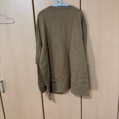 メンズ　ラグランスリーブ　ジップアップパーカー　4L  ・ 　茶ロンT 5L の画像