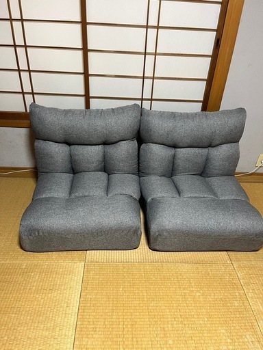 ニトリ つながるワイドポケットコイル座椅子ワイド(2個)