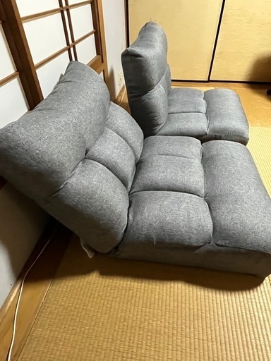 ニトリ　つながるワイドポケットコイル座椅子ワイド(2個)