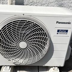 【千葉県松戸市発　引き取り限定】エアコン 2020年製　パナソニック エオリア ナノイーX Eolia リモコン付き CS-220DEX-Wの画像