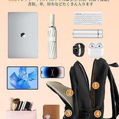 【新品未使用】シンプル⭐️超軽量390g リュック メンズ レディース おしゃれ 盗難防止の画像