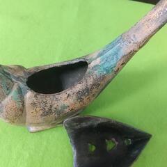 希少 鳥型 雉 香炉 青銅 キジ 置物 インテリアの画像