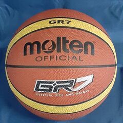 受付終了しました。molten モルテン バスケットボール 7号球 GR7 ラバーの画像