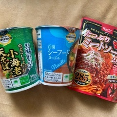 カップ麺、ミートソース