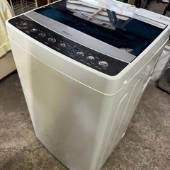 中古 高年式 洗濯機 送風乾燥 ハイアール 5.5kg JW-C55A-K 2018