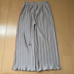 プリーツパンツ　くすみピンク　120