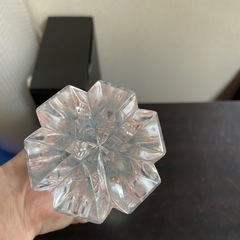 HOYAカットガラス花瓶の画像