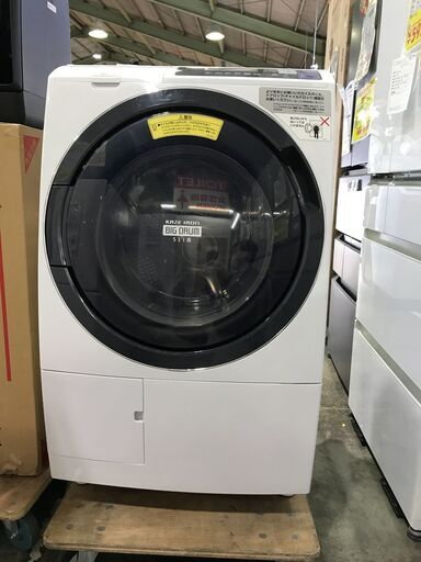 KH　10kgドラム式洗濯機　日立　BD-SG100B　2018年