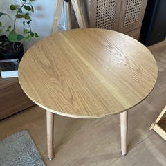 木製　円形 ダイニングテーブル 丸テーブル 60cm