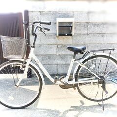 綺麗です。直ぐに乗って帰れます。24 インチLEDライト自転車