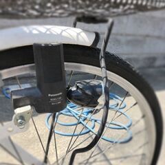 綺麗です。直ぐに乗って帰れます。24 インチLEDライト自転車の画像