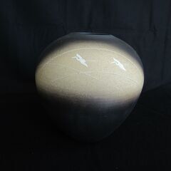　花瓶（橘吉）　直径20cm×高さ22cm　		の画像