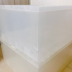 無印良品 クローゼットケース（中サイズ） 2個の画像