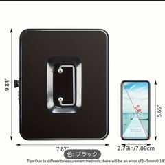 新品未使用、ロック付きキャッシュボックス、マネーロックボックス、マネートレイ付き、金庫セーフボックスの画像