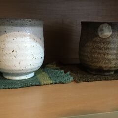 🟣 お茶湯呑み２個２客？の画像