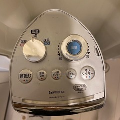 コイズミ 送風機能付　タワーファンヒーターの画像