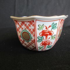 　赤絵八角小鉢5客（たち吉)　直径11cm×高さ6.5cm 			の画像