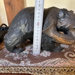 　　お譲り先決定　木彫り　熊　北海道民芸品の画像