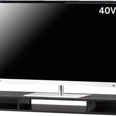 朝日木材加工 テレビ台 【正規品】ちょい足しラック 49型 幅110cm ブラック 完成品 AS-110CT 高さ10.5cmの画像