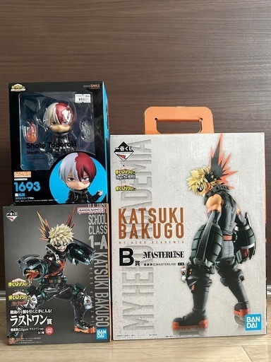 ヒロアカ 一番くじ 爆豪勝己  ねんどろいど 轟焦凍