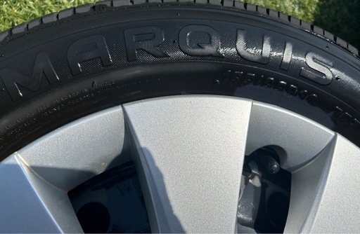 4月28日　お取引終了　バリ山！　155 65 r14 AB販売タイヤ　鉄ホイール　　4本セット　