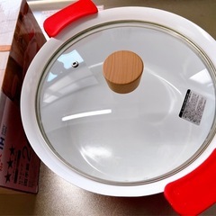 セラミックコート両手鍋24cmの画像