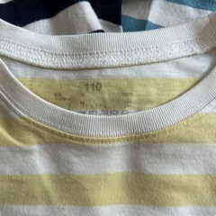 UNIQLOストライプTシャツ110の画像