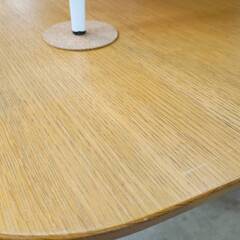 🗾日本製🗾無印良品 MUJI 廃盤　オーク材 ダイニングテーブル 丸脚🗾2001の画像