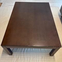 無印良品　こたつテーブル　ブラウンカラー
の画像