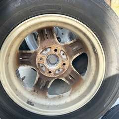 タイヤ・ホイールセット（4本）古い製造年・現状渡しの画像
