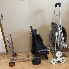 お買い物キャリーカート3点セットの画像