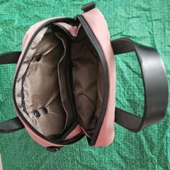 セール　カワニシカバン 　コマメ　バッグ　送料込み「コ
マメ] ナイロン

製Onibegie　(オニベジ) ミニボストン　レザーハンドル 

ダークピンク

発売日

2023年11月の画像