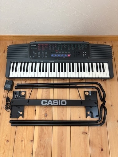 【人気No.1】 無料】CASIO 電子キーボード＋スタンド・アダプター CTK-500 鍵盤楽器