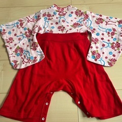 袴ロンパース　サイズ90の画像
