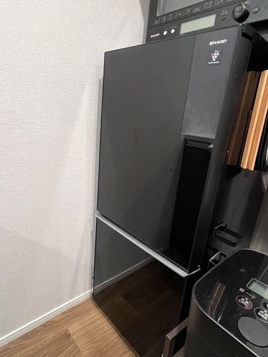 SHARP 冷蔵庫 SJ-GD14C　ピュアブラック