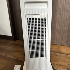 ファンヒーター 加湿器 ホワイト 超美品の画像
