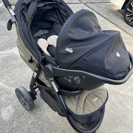ISOFIX トラベルシステム joie　台座、ベビーカー、ベビーシートのセット　