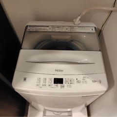 5.5kg 全自動洗濯機 haier JW-U55A洗濯機　
