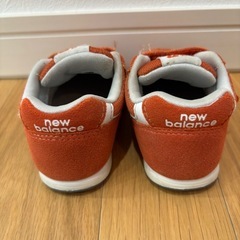 【決定】ニューバランス996　キッズシューズ　13センチ　オレンジの画像