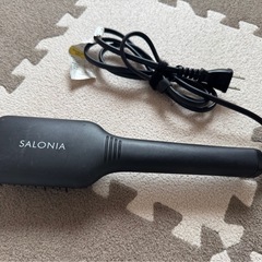 SALONIA ストレートヒートヘアブラシ(SL-012BK)