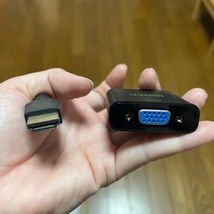 変換アダプター
HDMI-Dsub