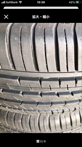 海外製中古夏タイヤ195-65-15