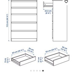 IKEA チェスト KULLEN クレンの画像