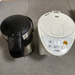 TIGER 電気ケトル＆保温ポットセットお譲りします