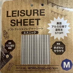 【お渡し決定】ソフトクッションレジャーシート　未使用の画像
